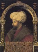 Gentile Bellini Portrait of the Ottoman sultan Mehmed the Conqueror oil painting reproduction